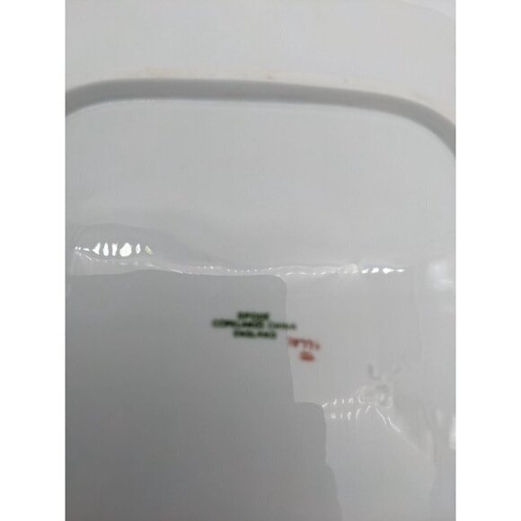 Vintage Spode Copeland's Y5775 square salad plate floral 8 1/8 in - Picture 7 of 10